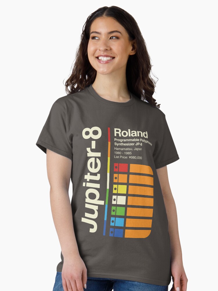 Thumbnail 1 of 7, Classic T-Shirt, Jupiter 8 Vertical designed and sold by OscillateNOW.