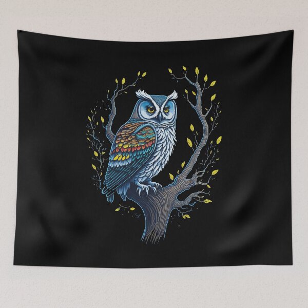 Item preview, Cartoon Characters | Colorful OWL | Comic Birds | InkSorcerer designed and sold by InkSorcerer.