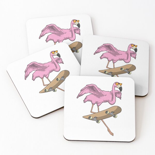Item preview, Flamingo Skater Skateboard Sports designed and sold by Snabdesign84.