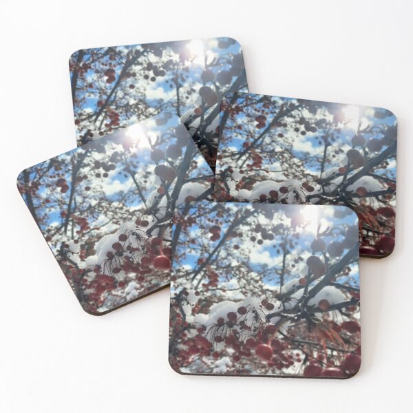 Item preview, Berries and Sun in Early November Snow designed and sold by GHmom.