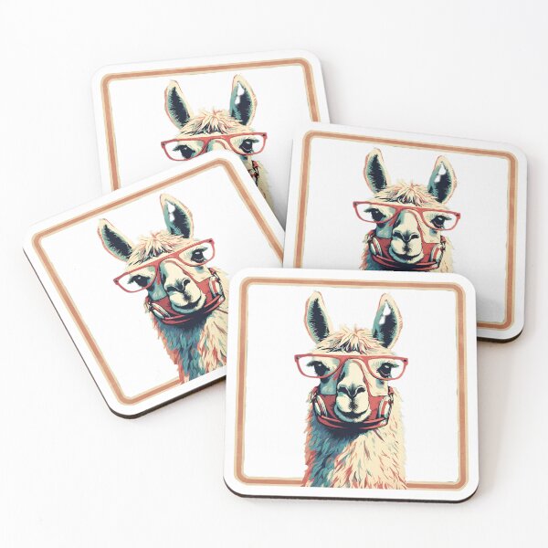 Item preview, llama con gafas designed and sold by Elitegraff.