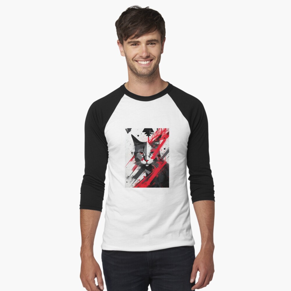 Item preview, Baseball ¾ Sleeve T-Shirt designed and sold by bsilvia.