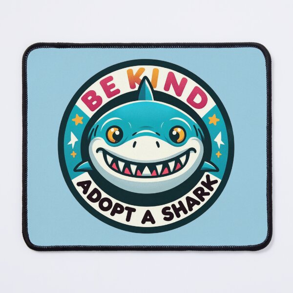 Item preview, Be Kind, Adopt a Shark designed and sold by Graffiti-Space.