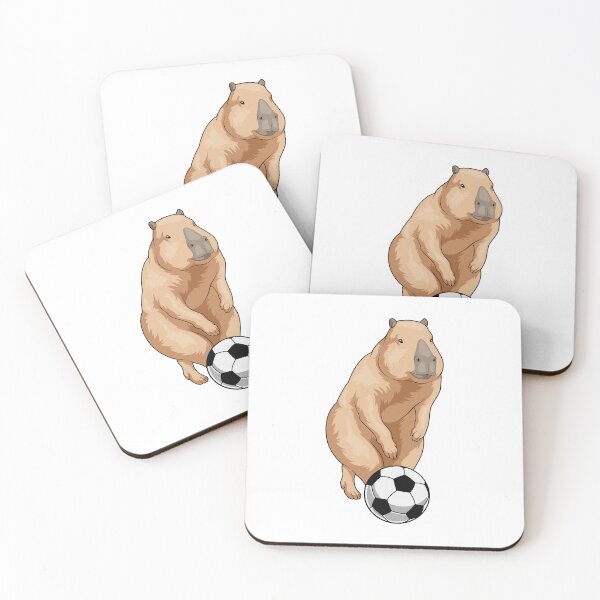 Item preview, Capybara Soccer player Soccer designed and sold by Snabdesign84.