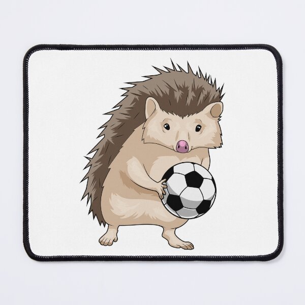 Item preview, Hedgehog Soccer player Soccer designed and sold by Snabdesign84.