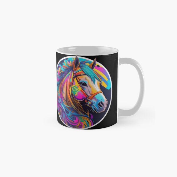 Item preview, colorful horse designed and sold by LauraGCastro.