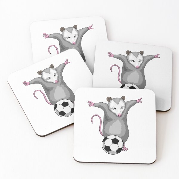 Item preview, Opossum Soccer player Soccer designed and sold by Snabdesign84.