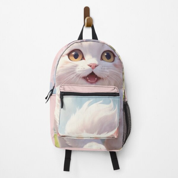 Item preview, Anime cat surrounded by pink trees designed and sold by Great-store4U.