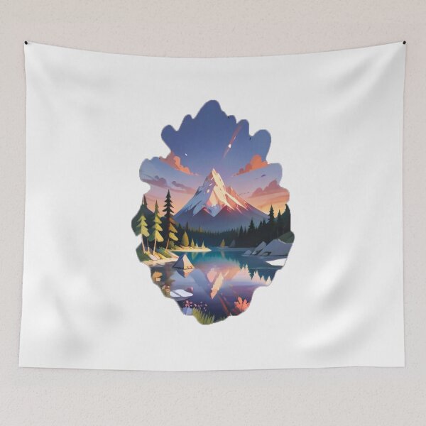 Item preview, icy mountain paradise designed and sold by HawiseRosso.