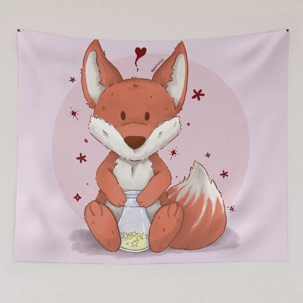 Item preview, Hidden Love - Fox designed and sold by lazychopstick.