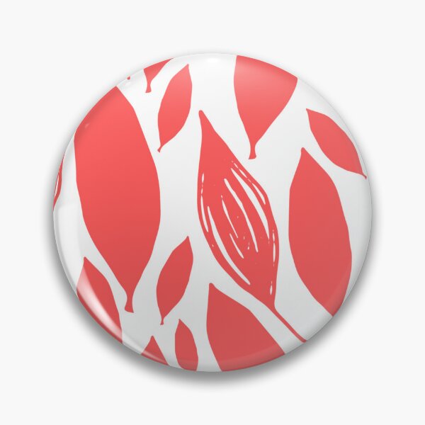Artikelvorschau, Rosa-rotes Blattmuster-Design entworfen und verkauft von stuffsforyou2.