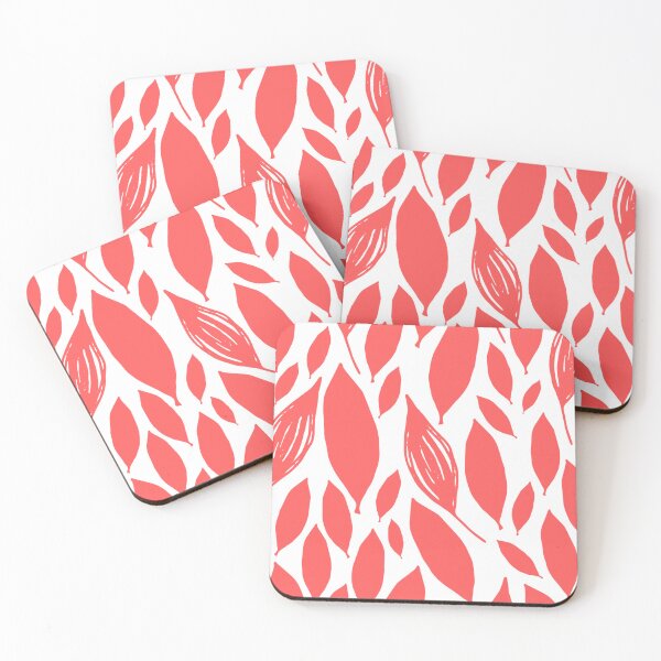 Item preview, Pink Red Leaf Patter Design designed and sold by stuffsforyou2.