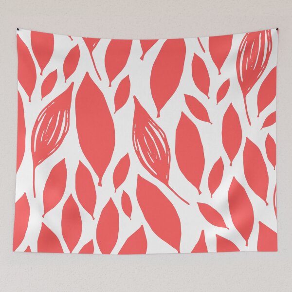 Item preview, Pink Red Leaf Patter Design designed and sold by stuffsforyou2.