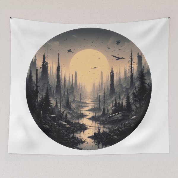 Item preview, Postapocalyptic landscape  designed and sold by siljeberg.