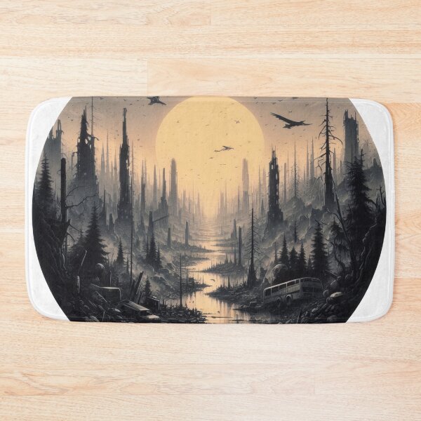 Item preview, Postapocalyptic landscape  designed and sold by siljeberg.