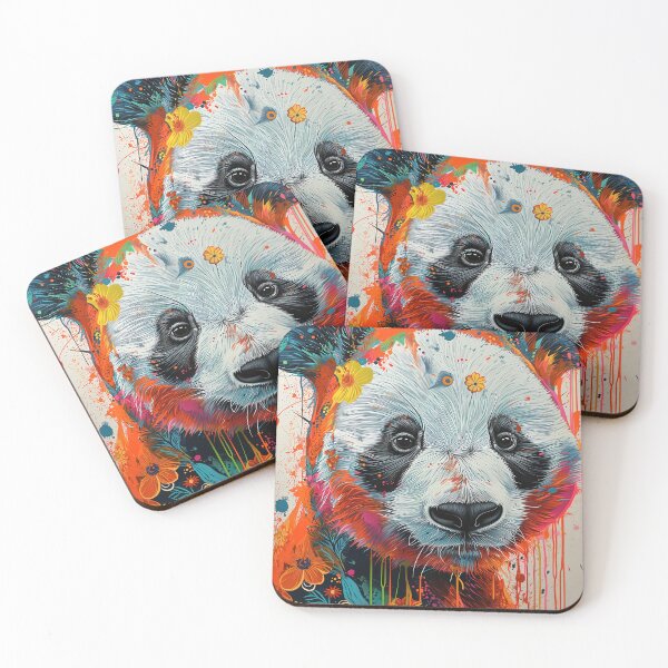 Item preview, Ornamental Portrait of a Panda designed and sold by Earth Celebration Designs.