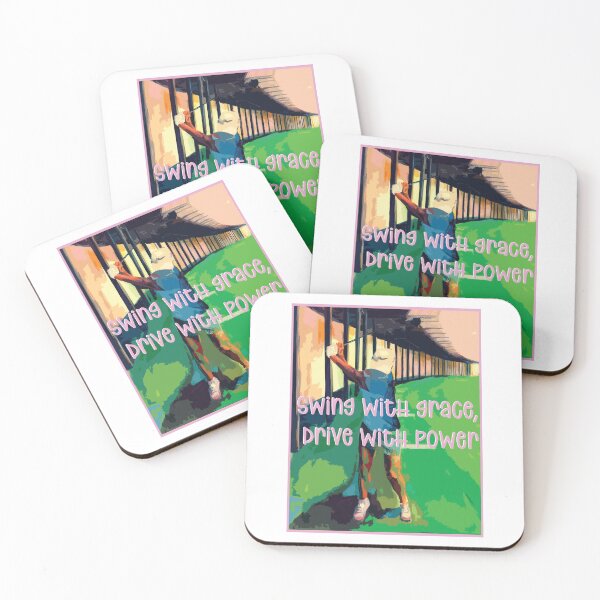 Item preview, Swing with grace, drive with power For golf fans designed and sold by MagdaKlosArt.