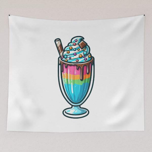 Item preview, Colorful Milkshake  designed and sold by siljeberg.
