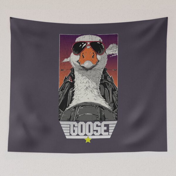 Item preview, Aviator Goose Flight Commander Art designed and sold by Sir Meow Meow.