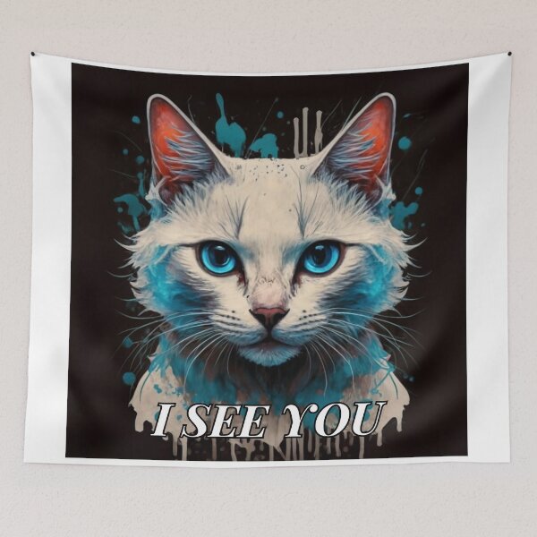 Item preview, Cat that sees everything X designed and sold by Visual Arts Sławomir Grzanek.