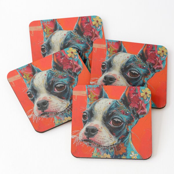 Artikelvorschau, Ornamental Portrait of a Dog entworfen und verkauft von Earth Celebration Designs.