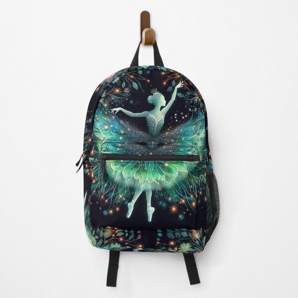 Item preview, Enchanted in Bloom: Sparkling Ballerina amidst Shimmering Florals, ballet designed and sold by Witsprings.