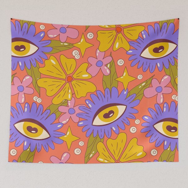 Item preview, Trippy Floral Pattern designed and sold by taoistviking.