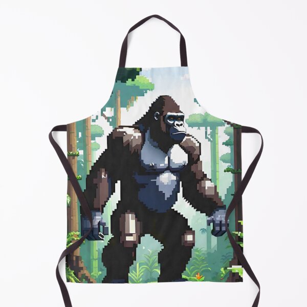 Artikelvorschau, Pixelkunst - Gorilla entworfen und verkauft von jpvoodoo.