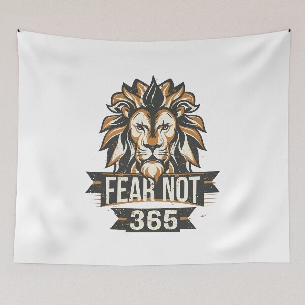 Item preview, Fear Not 365, Lion Head Art designed and sold by Faithloveshop.