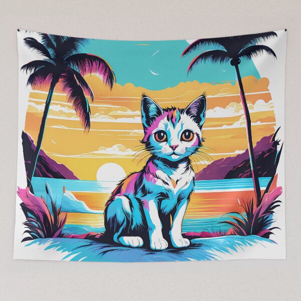 Item preview, Beautiful Cat illustration designed and sold by entinta2.