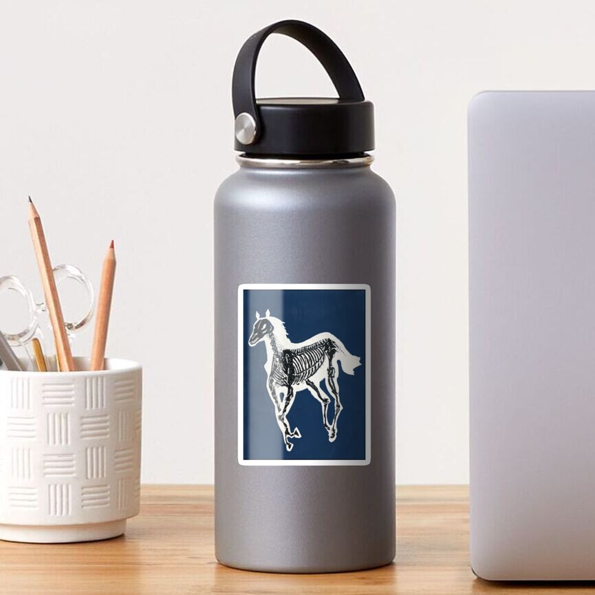 Deftones Horse Illustration  Sticker