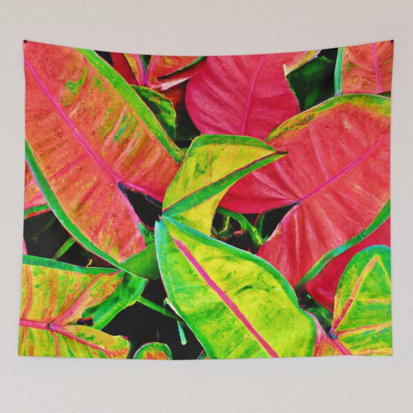 Item preview, VividLeaf Dreams Lively Pattern designed and sold by Health And Fitness Posts e-Store.