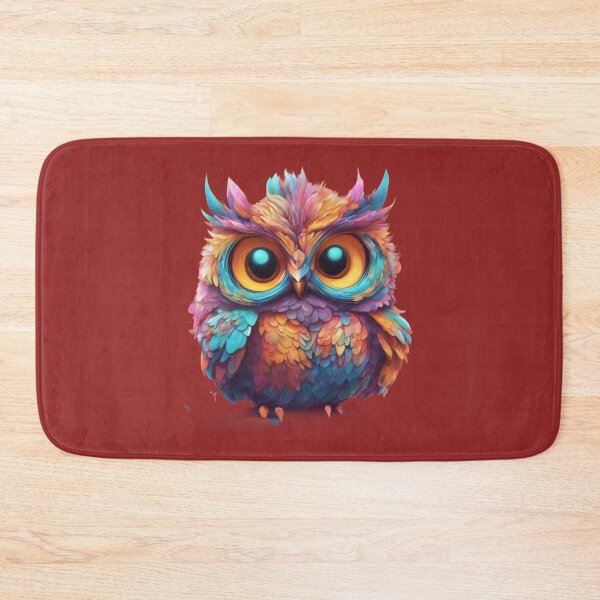 Item preview, Funny owl colorful and cute designed and sold by KarakitAI.