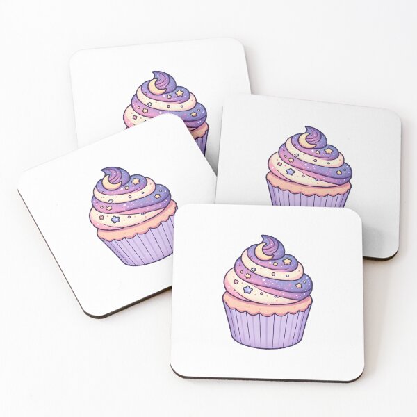 Item preview, Celestial Night Frosted Cupcake Charm designed and sold by UmbrellaStudio1.