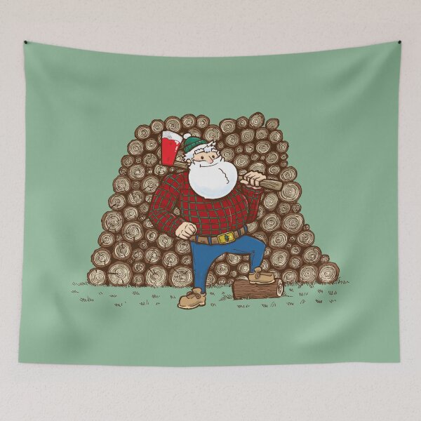 Item preview, Lumberjack Santa designed and sold by nickv47.
