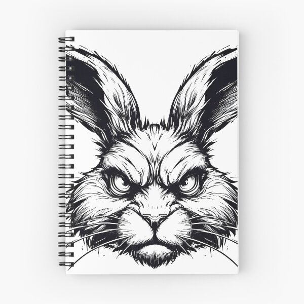 Item preview, Angry Rabbit Face designed and sold by siljeberg.