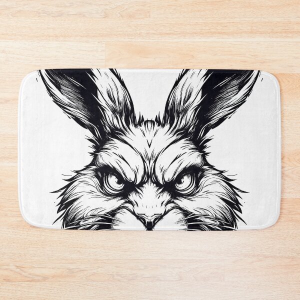 Item preview, Angry Rabbit Face designed and sold by siljeberg.