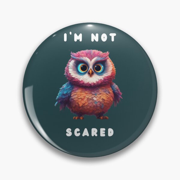 Item preview, Funny owl is not afraid designed and sold by KarakitAI.