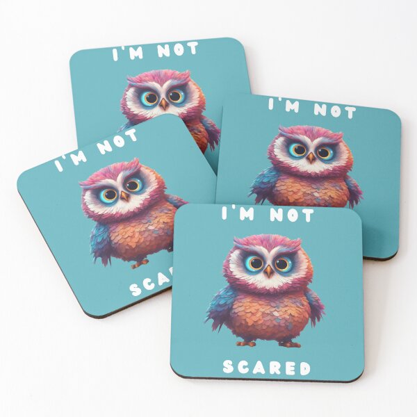 Item preview, Funny owl is not afraid designed and sold by KarakitAI.