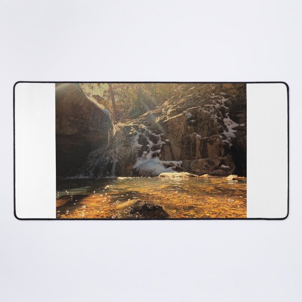 Item preview, A waterfall in a rocky place. designed and sold by ptosis.