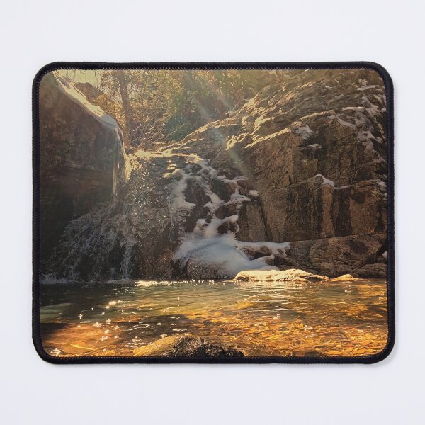 Item preview, A waterfall in a rocky place. designed and sold by ptosis.