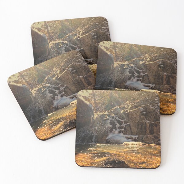 Item preview, A waterfall in a rocky place. designed and sold by ptosis.