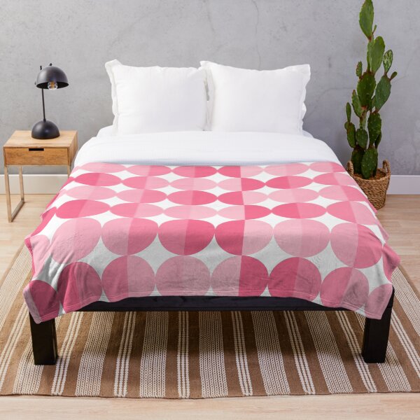 Item preview, Hot Pink Geometric Pattern Circles Boho designed and sold by InteriorRefine.