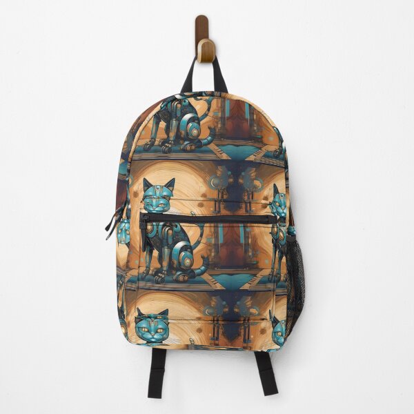 Item preview, Bot cat, in metaphysical art style designed and sold by WildLadyWood.