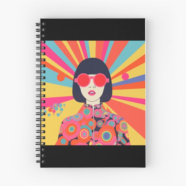 Item preview, 80s Disco Styled Girl Psychedelic Retro Design designed and sold by CoolMantras.