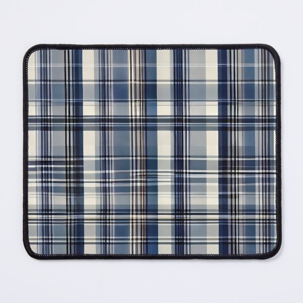 Item preview, White, Blue and Grey Plaid design as Classy as Classic! designed and sold by ZipperDragon88.