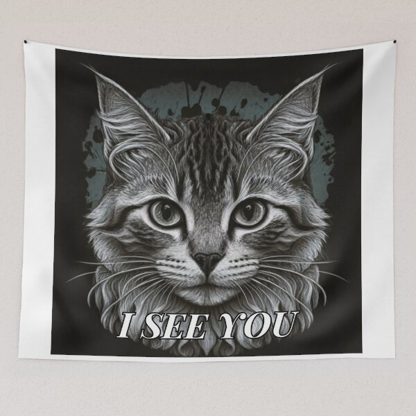 Item preview, Cat that sees everything XVIII designed and sold by Visual Arts Sławomir Grzanek.