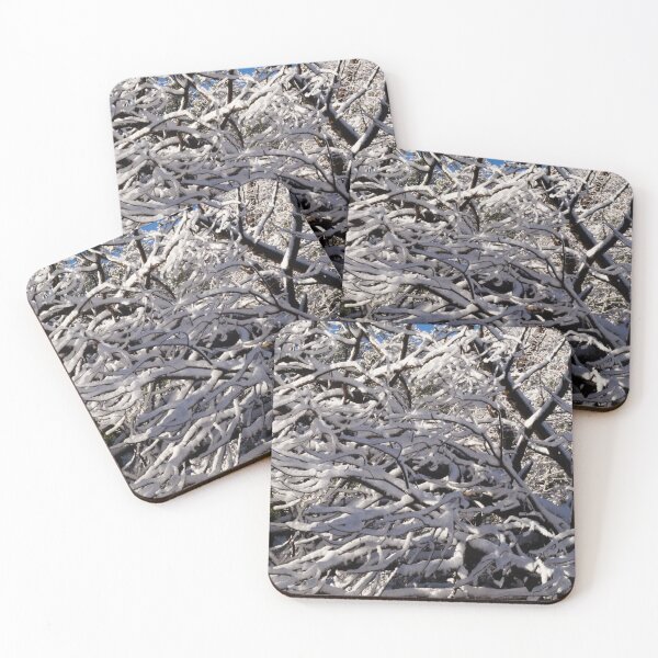Item preview, Snow covered tree branches designed and sold by ptosis.