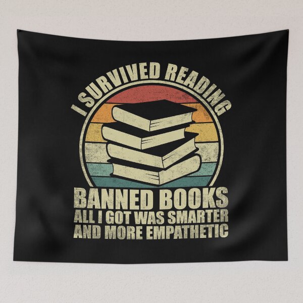 Item preview, I Survived Reading Banned Books. Funny Reading Banned Books designed and sold by ahmed2751989.