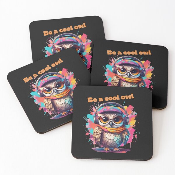 Item preview,  Little owl is cool designed and sold by KarakitAI.